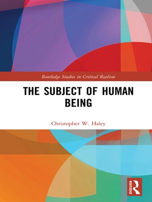 cover image of The Subject of Human Being